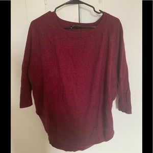Burgundy sweater